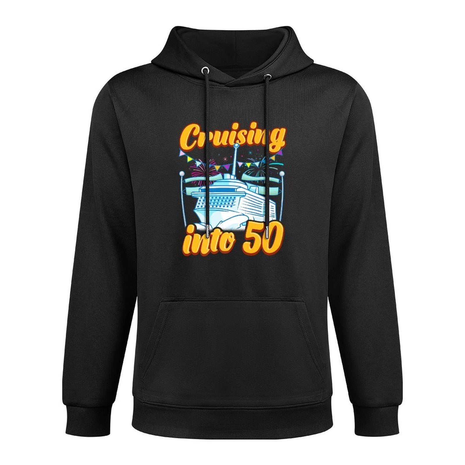 Cruising Into 50 Years Cruisin 50th Birthday Cruise Gift Premium Layering Staple Hoodie