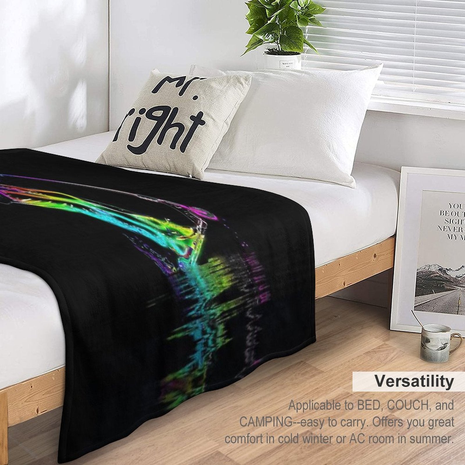 Puddle Jumping - Scooter Boy Shrink-resistant Throw Blanket