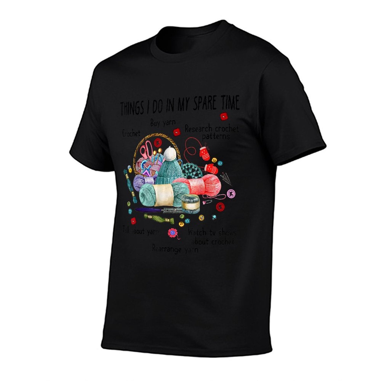Thing I Do in My Spare Time Crochet Funny Crocheting  Lightweight T-Shirt