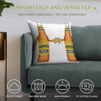 Twisted Tea Cheers Soft Shrink-Resistant Throw Pillow