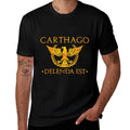 Carthago Delenda Est T-shirt Carthage Must Be Destroyed  Cotton T-Shirt