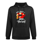 Lifeguards Off Duty Save Yourself Durable Construction Hoodie
