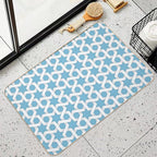 Geometric Pattern  High-Traffic Bath Mat