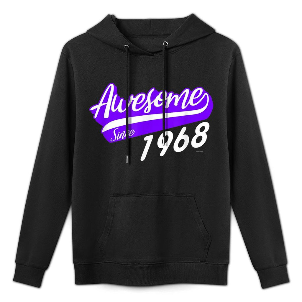 Awesome Since 1968 50th Birthday Bday Gift Kangaroo Pocket Hoodie