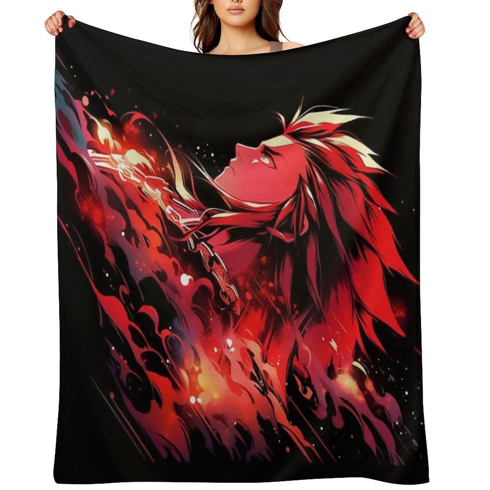 Axel Graffiti Machine-washable Throw Blanket