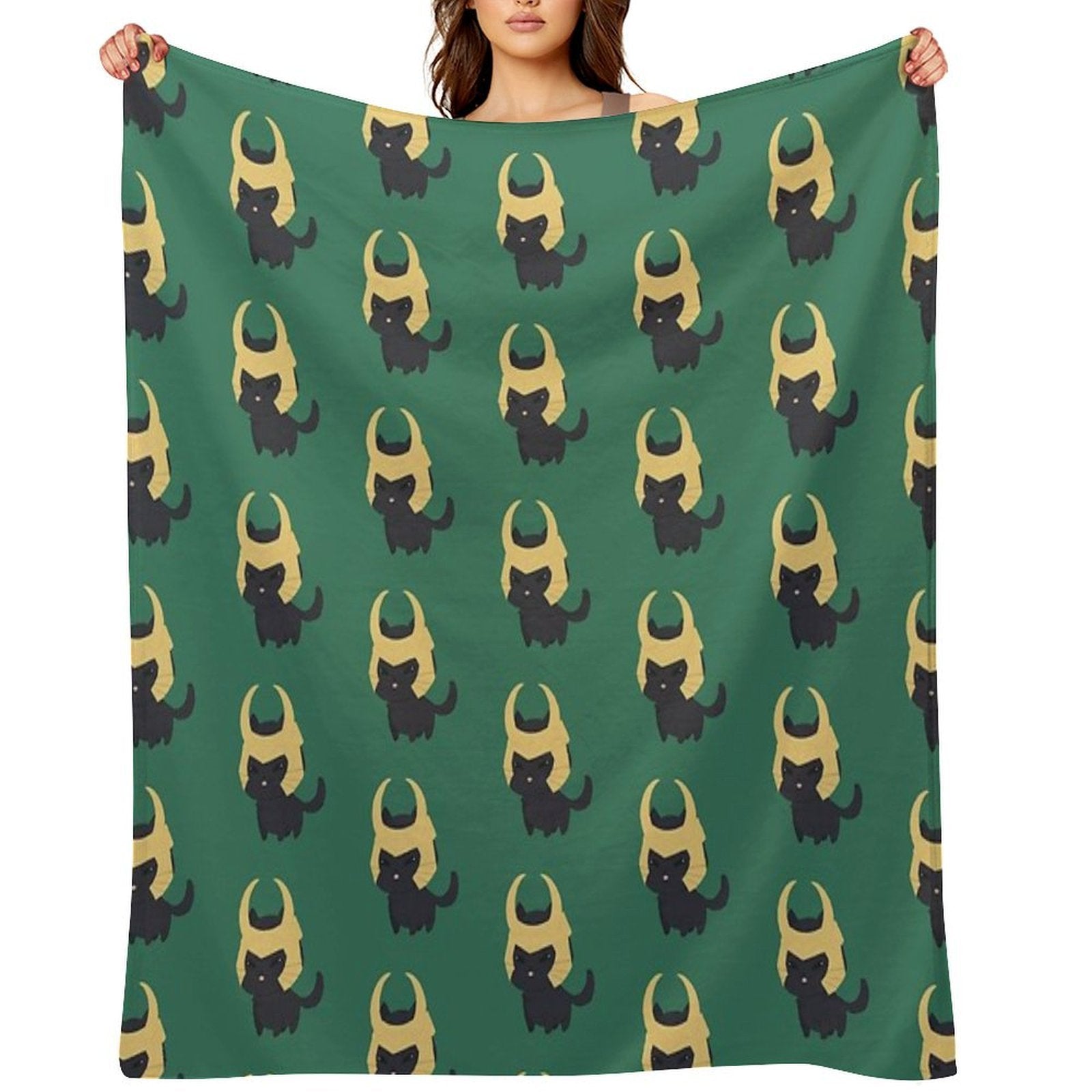 Cat Loki Durable Throw Blanket