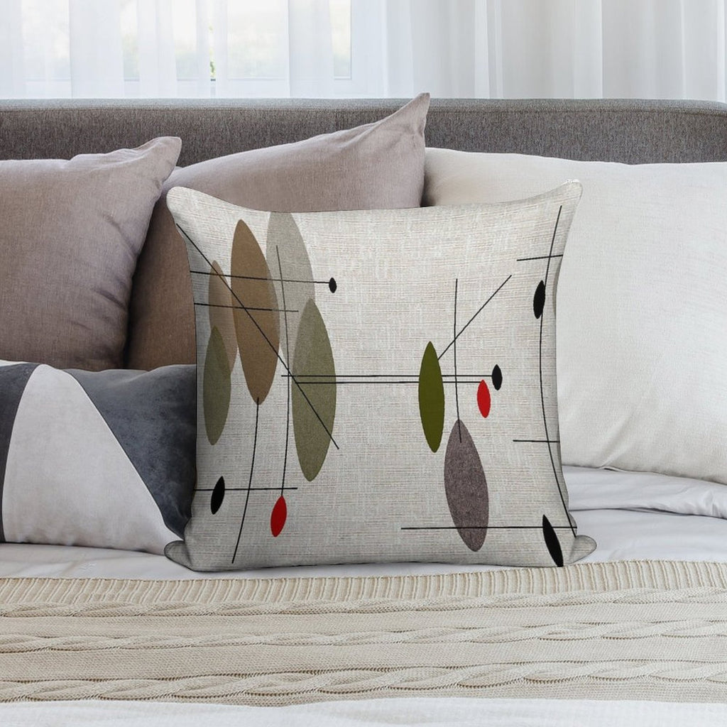 Hanging Orbs Soft Easy Maintenance Throw Pillow