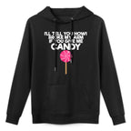 Broken Arm Story for Candy Injury Recovery Funny Casual Wear Hoodie