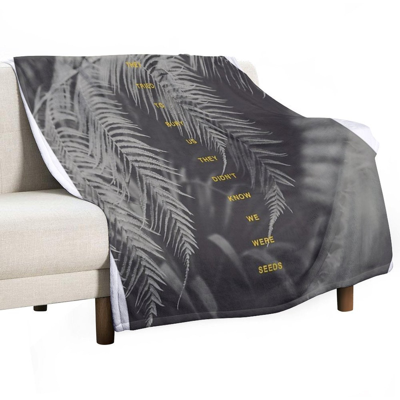 Bury Us Shrink-resistant Throw Blanket