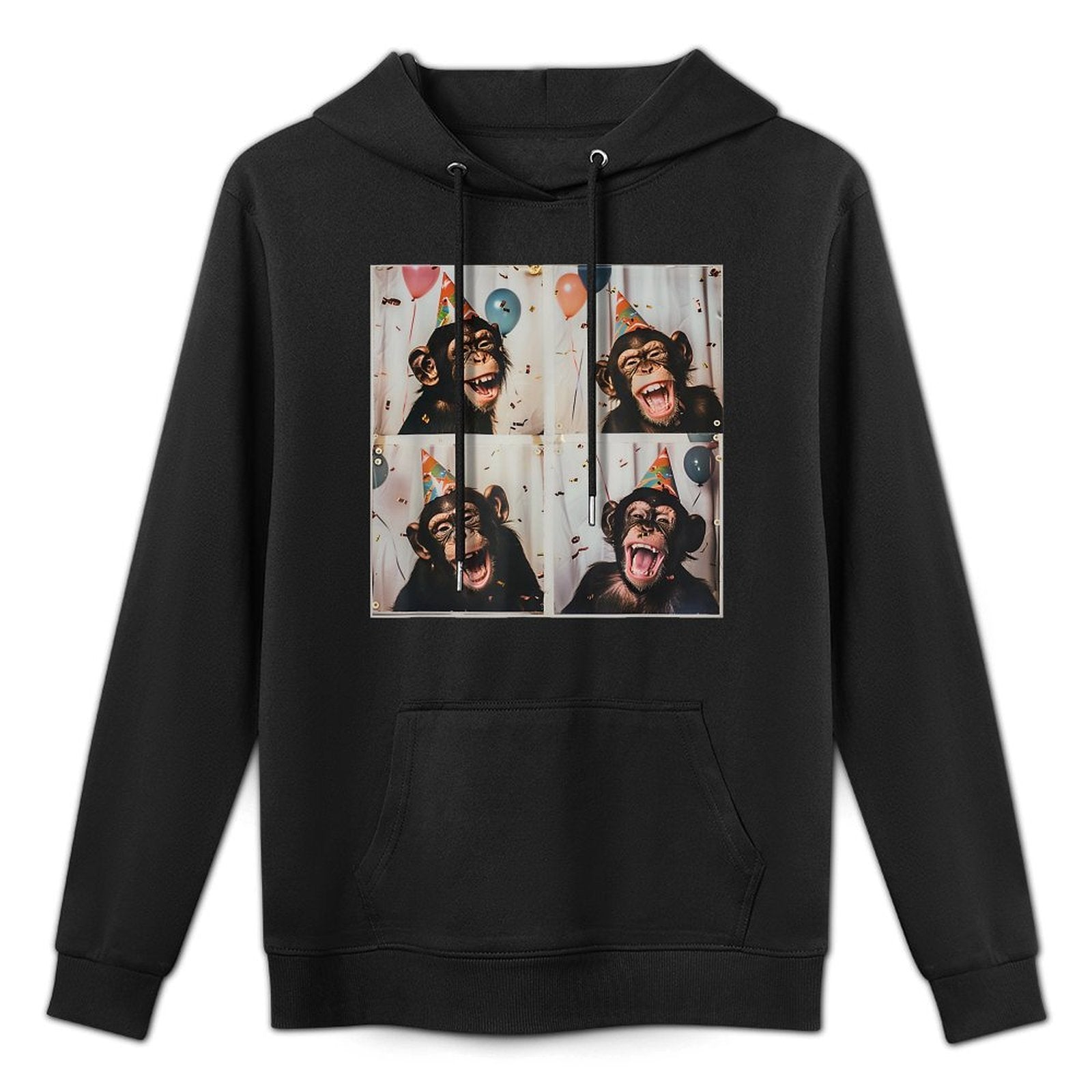 Birthday Celebration Monkey Easy Care Hoodie