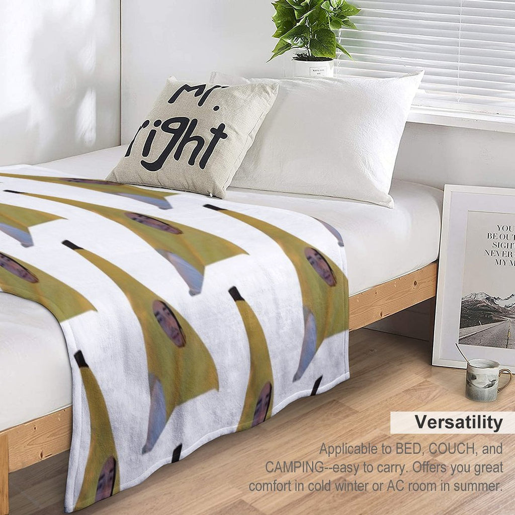 Banana Charles Leclerc Compact Throw Blanket