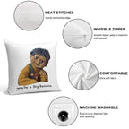 Tots Tv Tom Banana Soft Skin-Friendly Throw Pillow