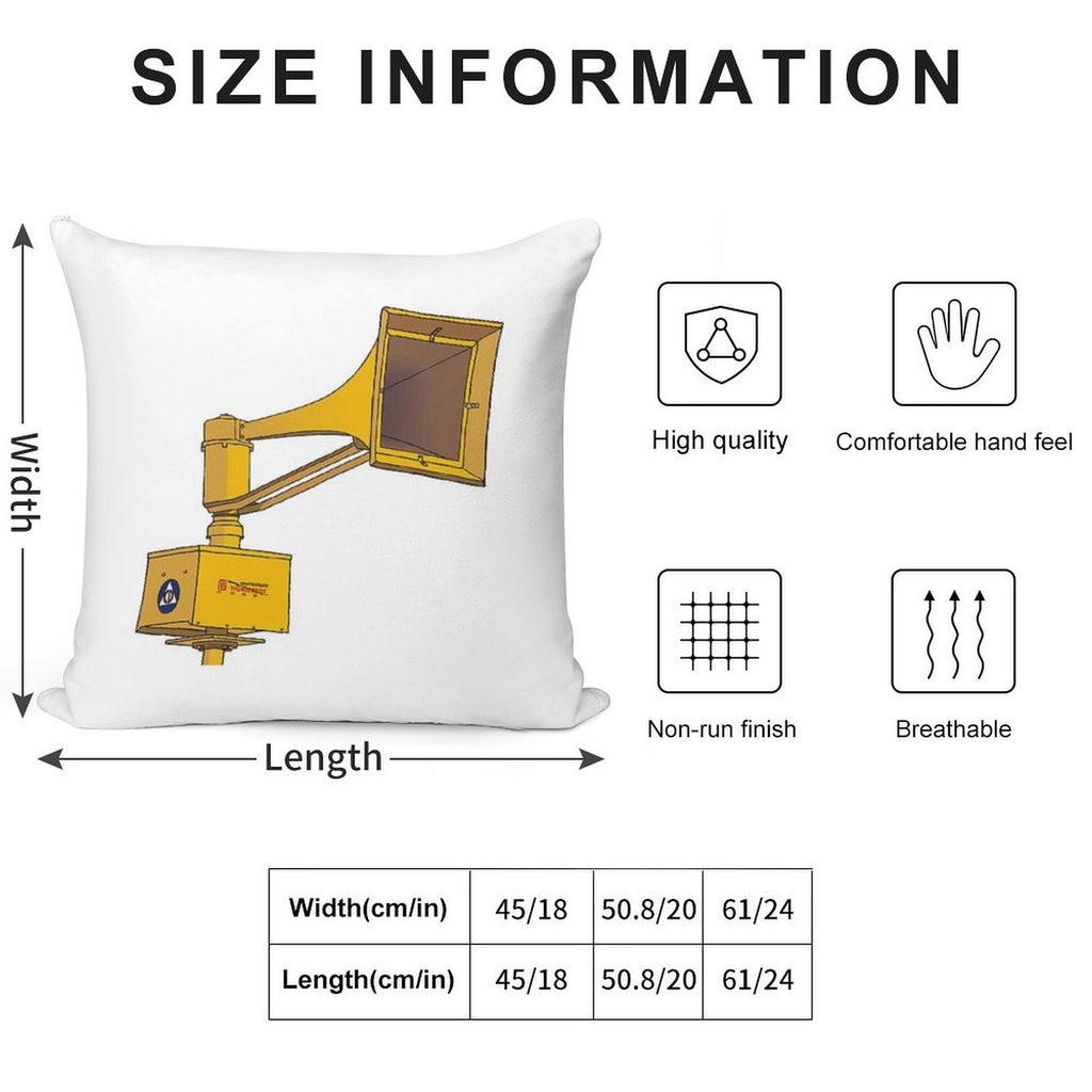 Thunderbolt 1000T Soft Fade-Resistant Throw Pillow