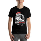 Mamasaurus T Rex Dinosaur Funny Mama Saurus Mothers Family  Stretchy T-Shirt