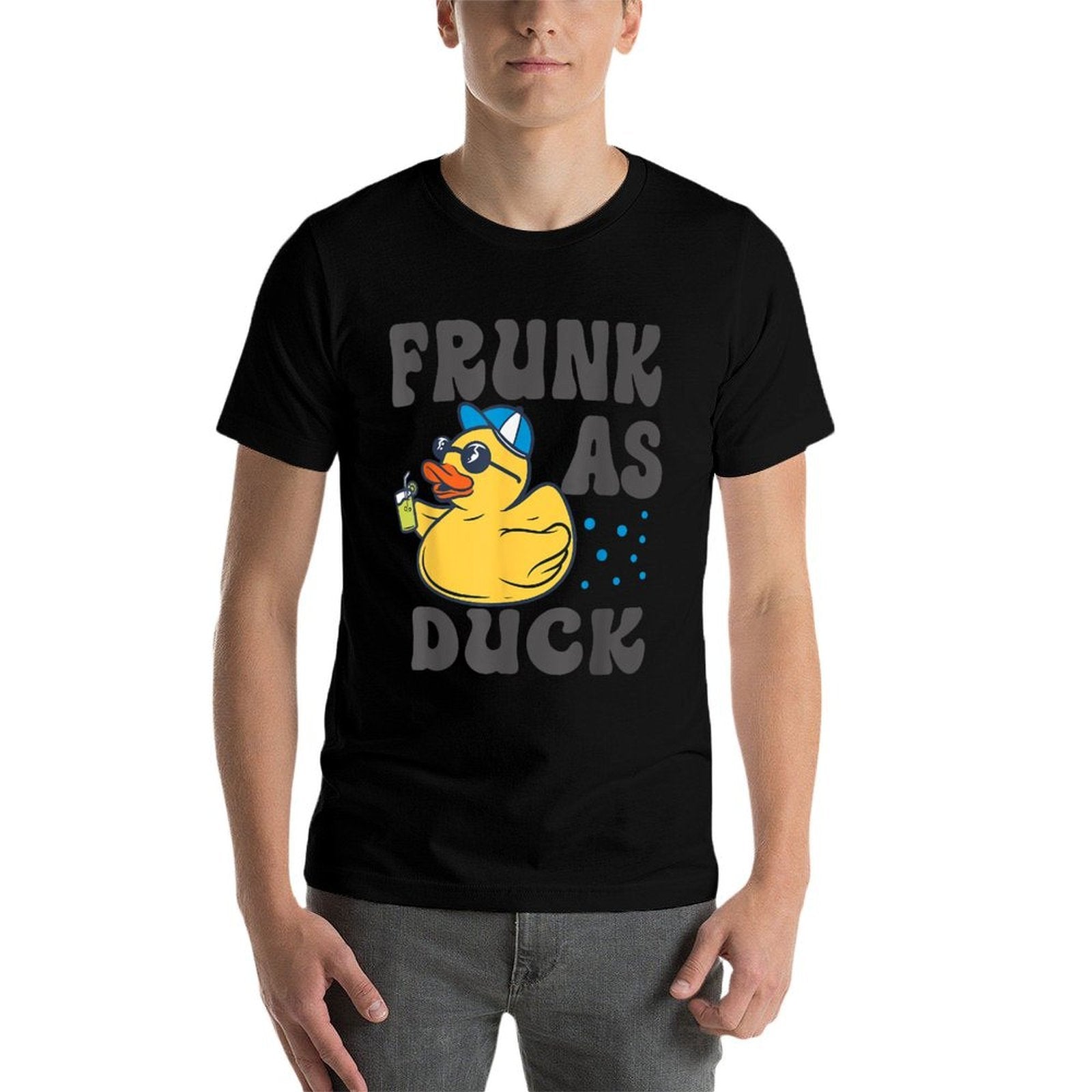 Frunk As Duck - Funny Rubber Duck Drinking Meme Humor  Breathable T-Shirt