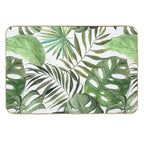 Tropical Foliage  Easy Maintenance Bath Mat