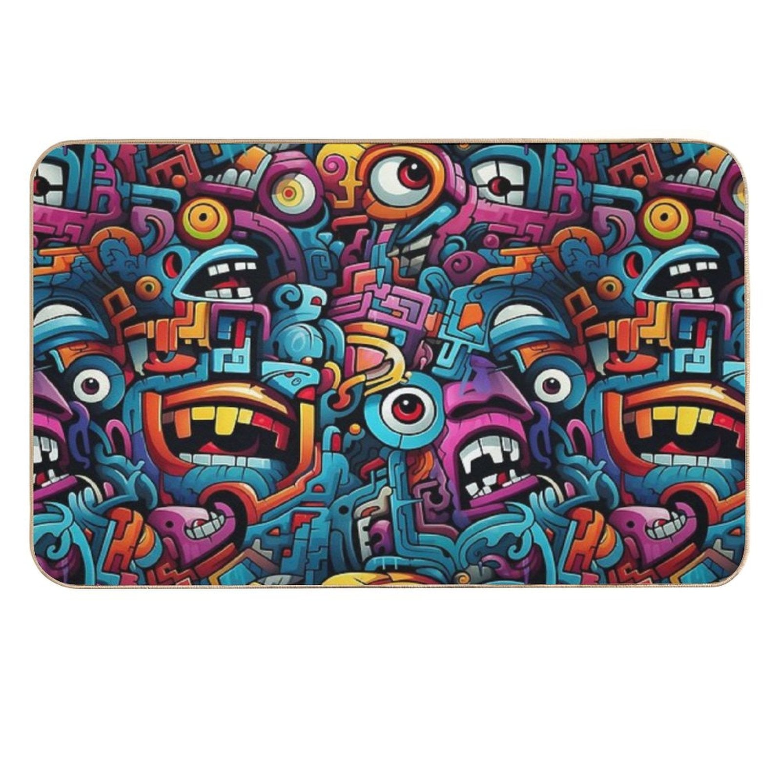 Graffiti  Anti-Trip Bath Mat