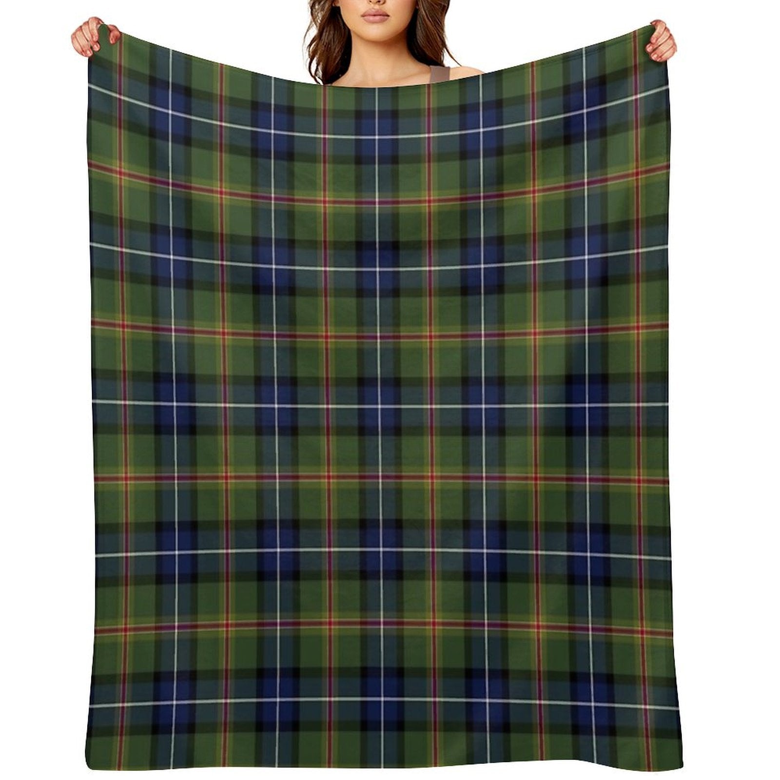 JONES Tartan  Welsh Family And Last Name Tartan Comfort Throw Blanket