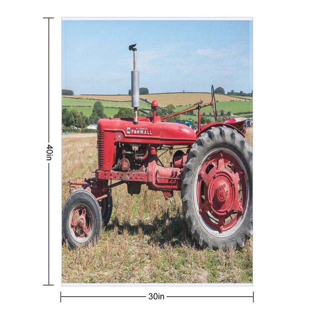 Farmall H Quick-dry Throw Blanket