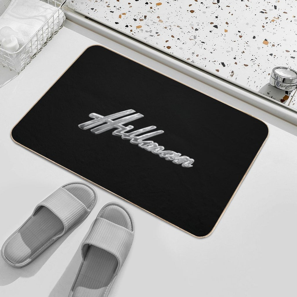 Hillman 1970s Classic Car Logo  Rapid-Drying Bath Mat