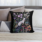 White Ermine Soft Bedroom Essential Throw Pillow