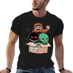 Adopt A Pet Creepy Monsters Bigfoot Mothman Cthulhu  Wrinkle-resistant T-Shirt