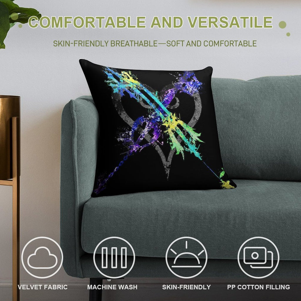 Hope in The Darkness Soft High-Density Material Throw Pillow