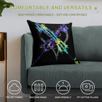 Hope in The Darkness Soft High-Density Material Throw Pillow