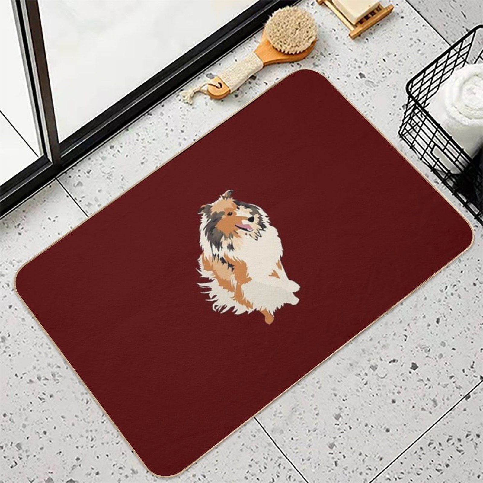 A&M Collie V.2  Pet-Safe Bath Mat