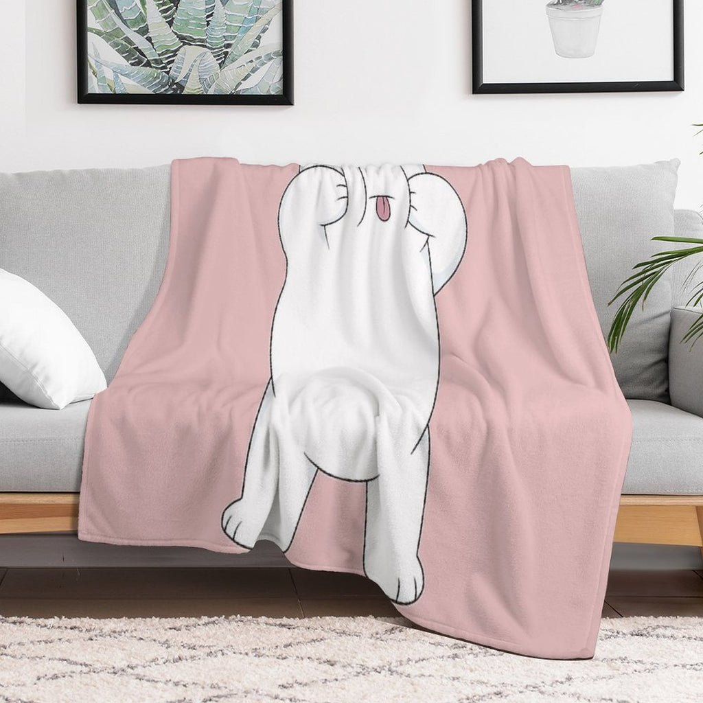 We Bare Bears - Ice Bear Shrink-resistant Throw Blanket
