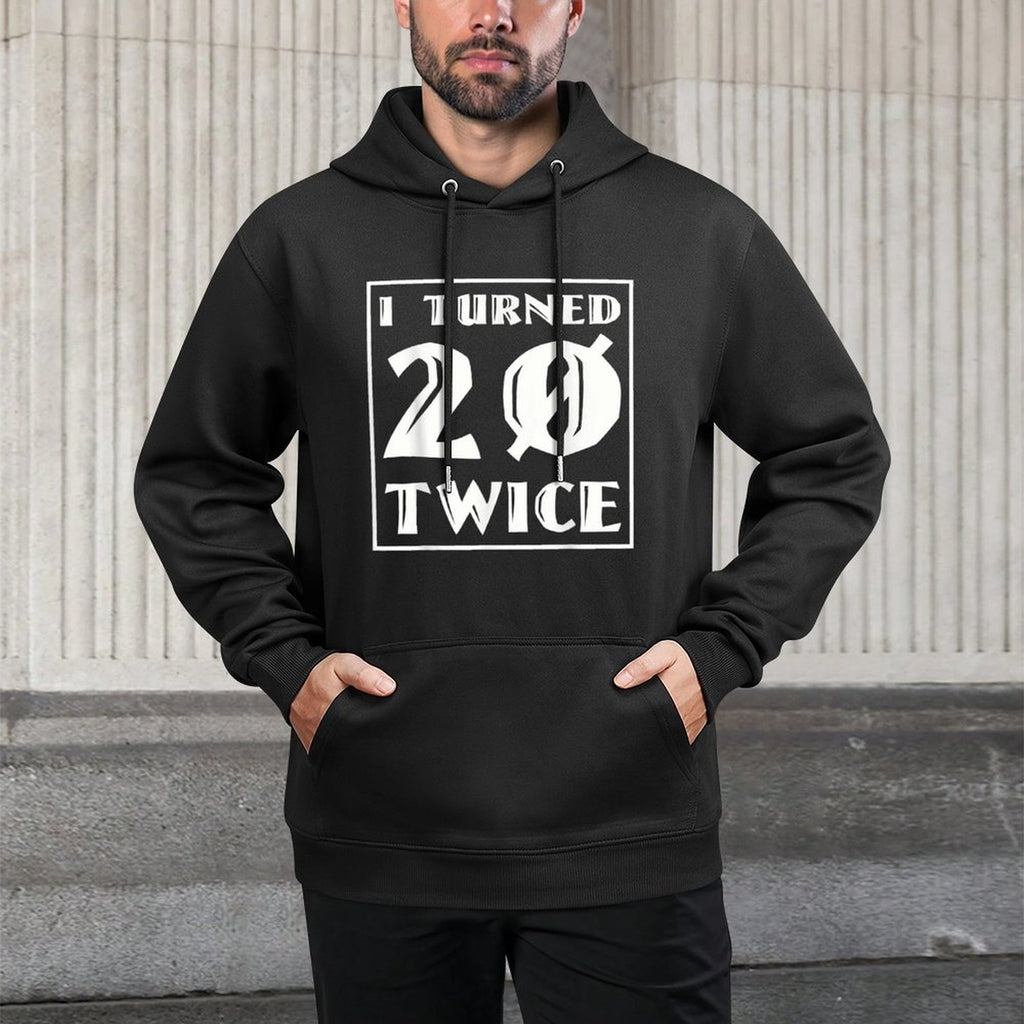 40th Birthday Adjustable Hood Hoodie