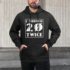 40th Birthday Adjustable Hood Hoodie