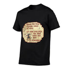 Vintage Behold The Field, Funny Medieval Meme Gift  Ribbed Collar T-Shirt