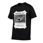 Missing Pet Cool Unique Funny Great White Shark  Quick-drying T-Shirt
