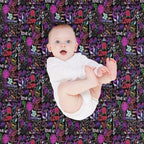 Língua Easy Care Throw Blanket