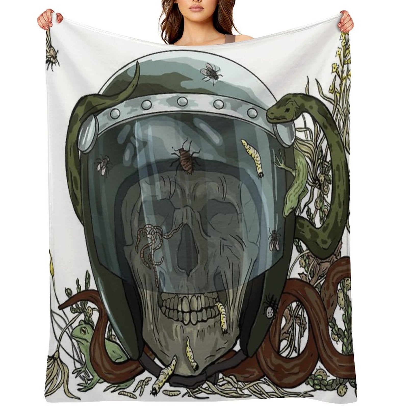 Smile, Stage 1 Shrink-resistant Throw Blanket