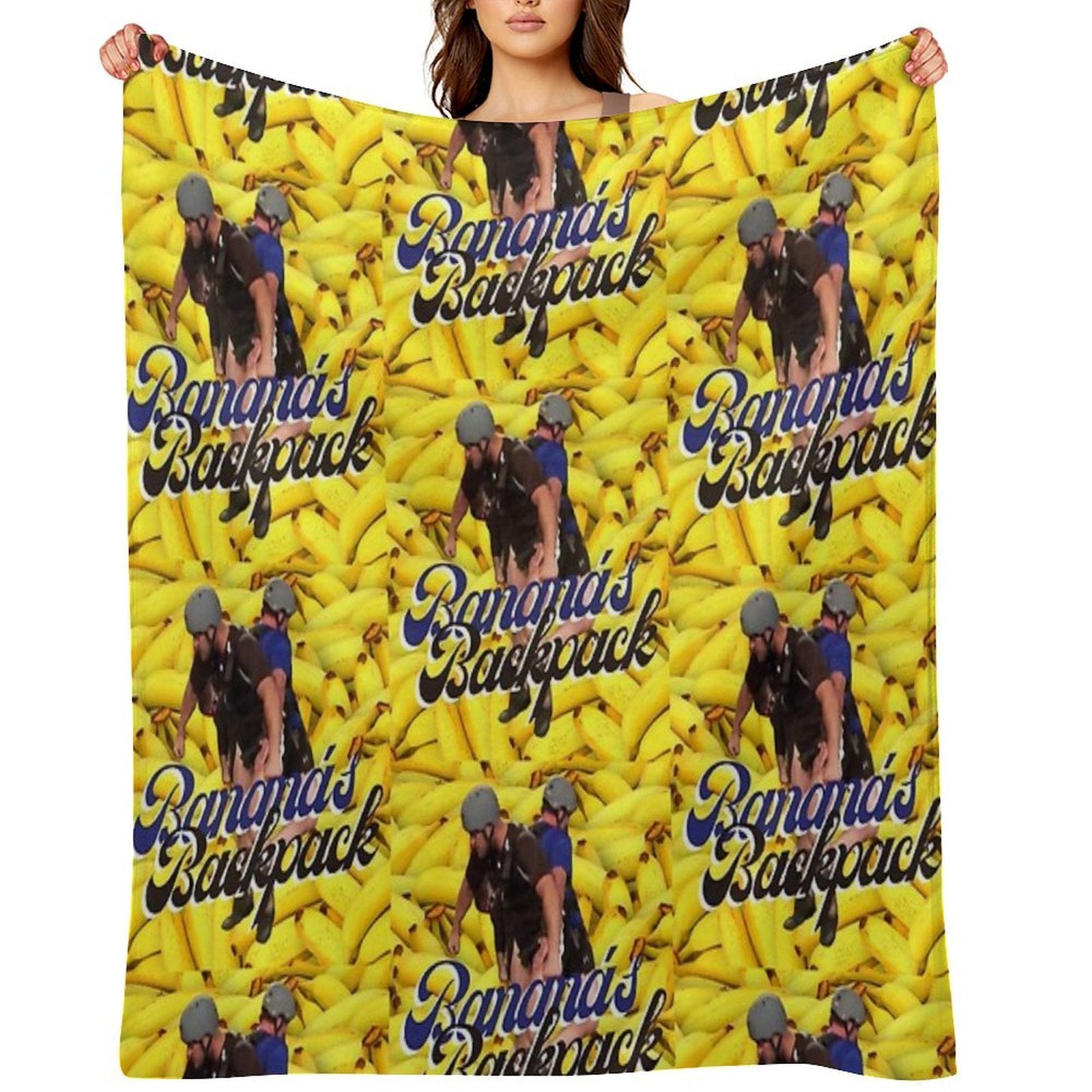 MTV Challenge Johnny Banana X CT Backpack Sustainable Throw Blanket