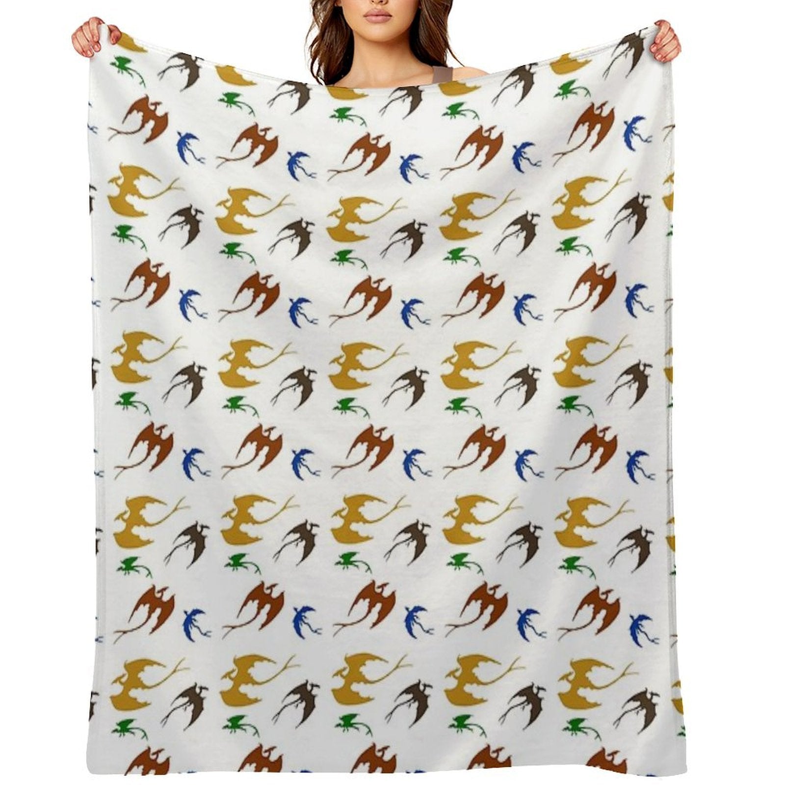 Dragons Anti-pilling Throw Blanket