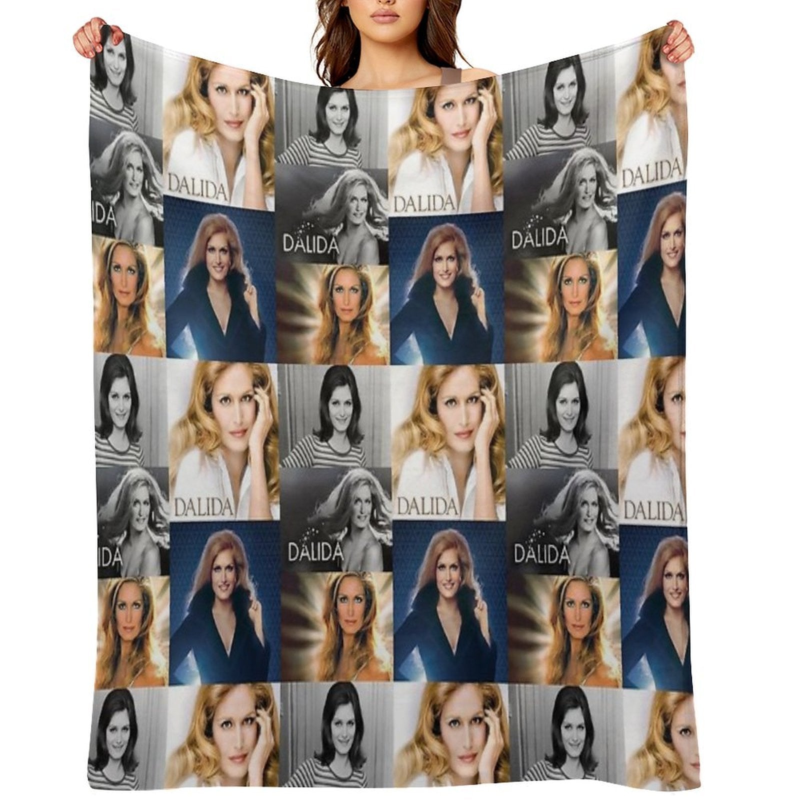 Dalida Collage Multi-functional Throw Blanket