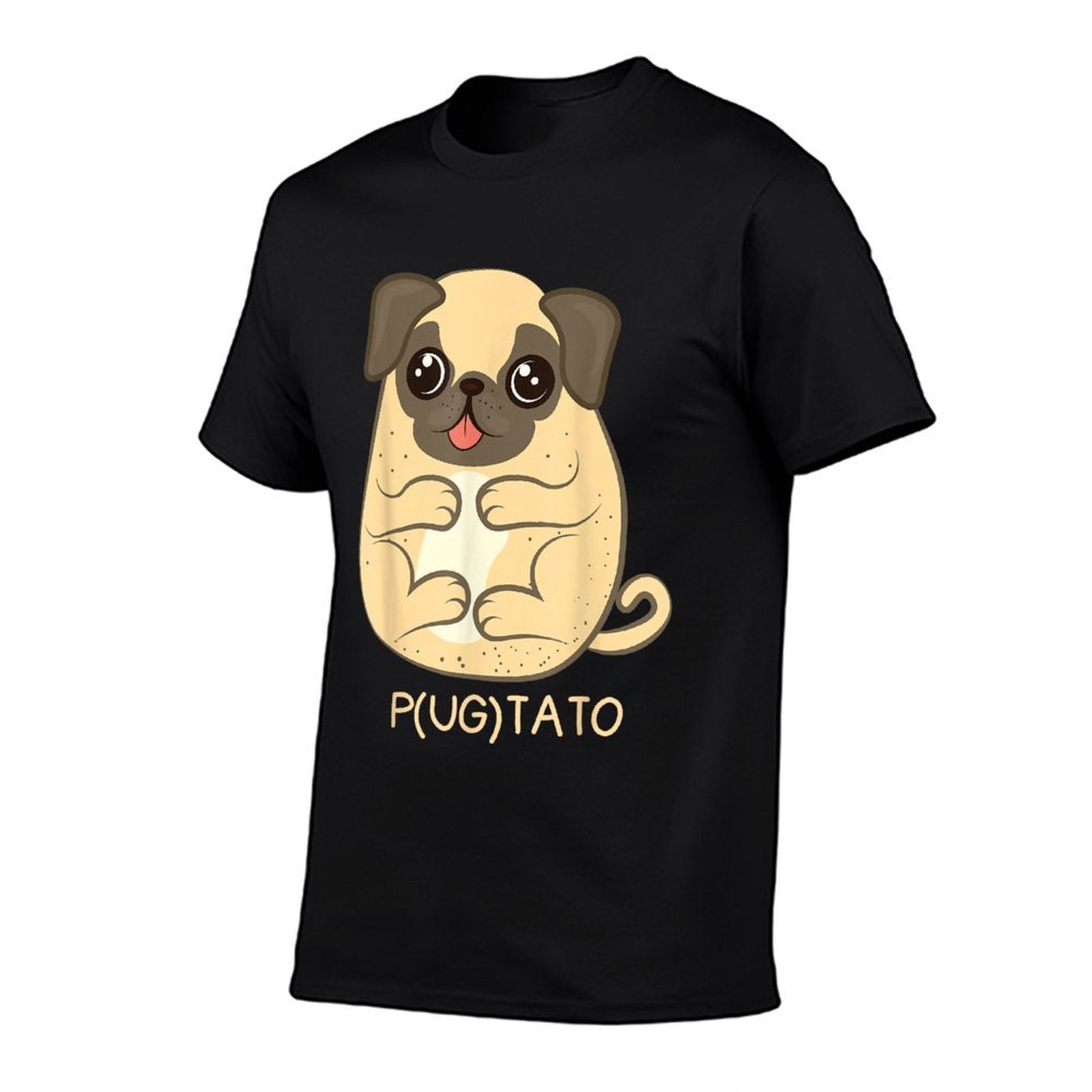 Pugtato Pug Potato Dog Lover Gift  Summer-ready Fabric T-Shirt