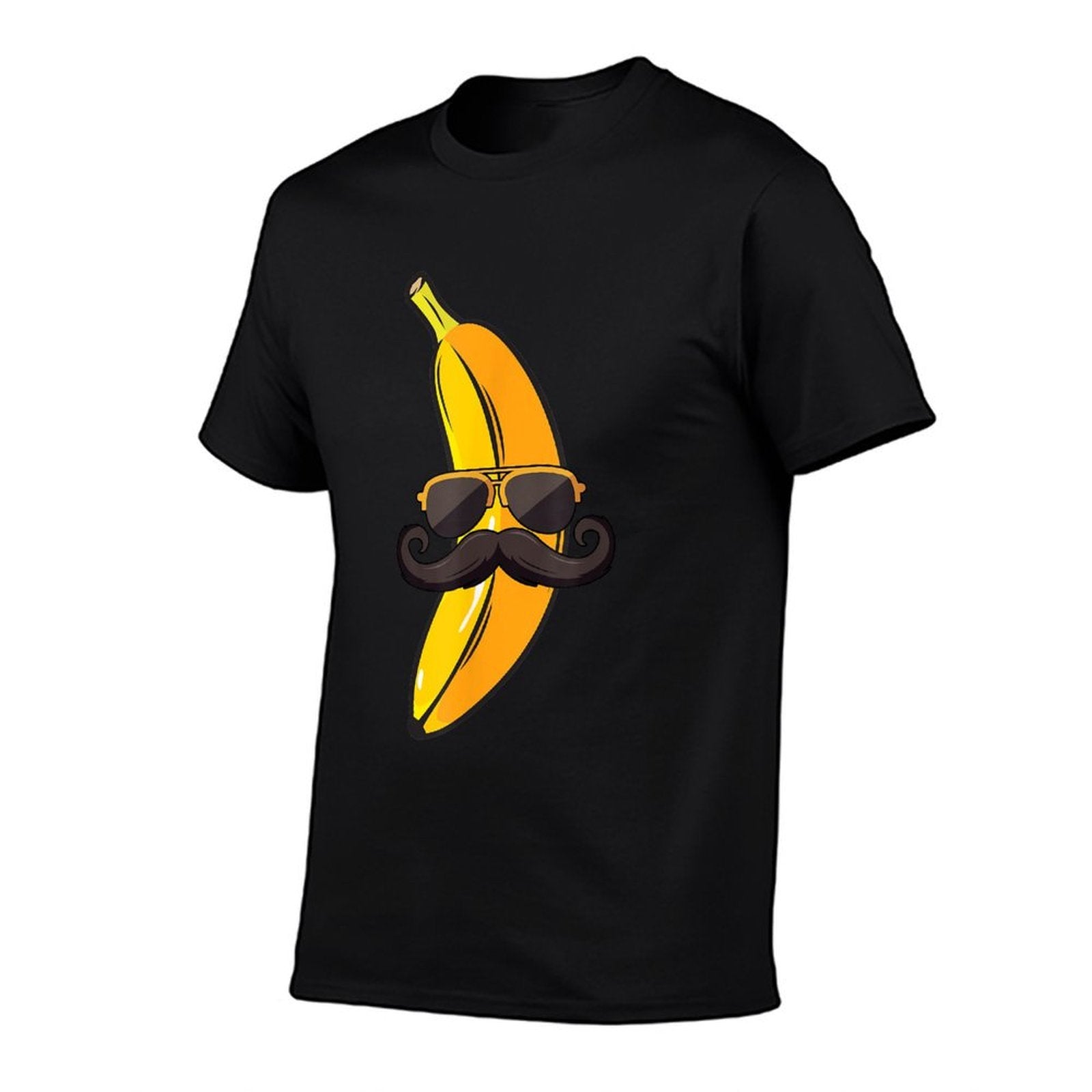 Banana Mustache Sunglasses Face Funny Fruit Cool Banana  Durable T-Shirt