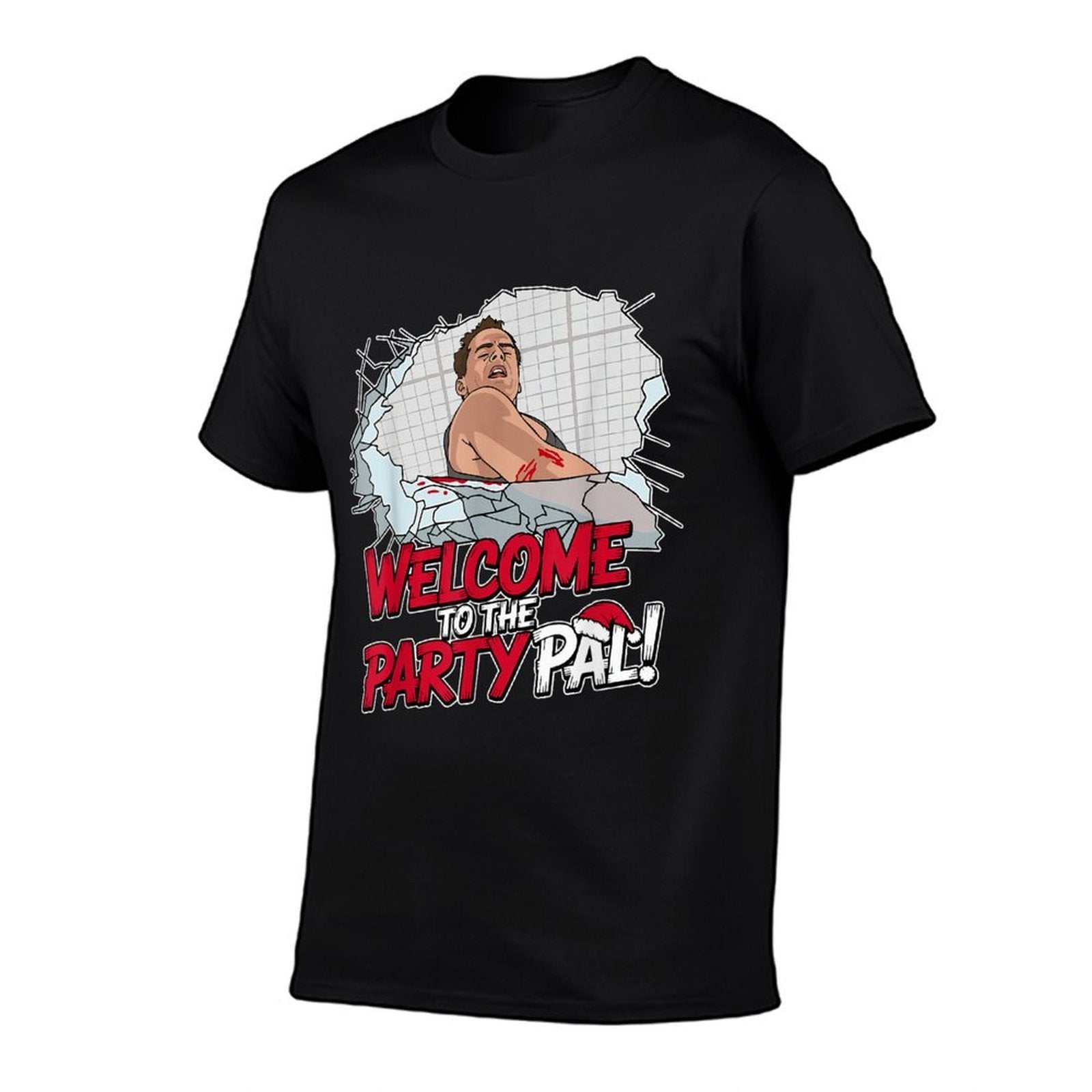 Funny Quote, Welcome to The Party! Christmas Cartoon Art  Moisture-wicking T-Shirt