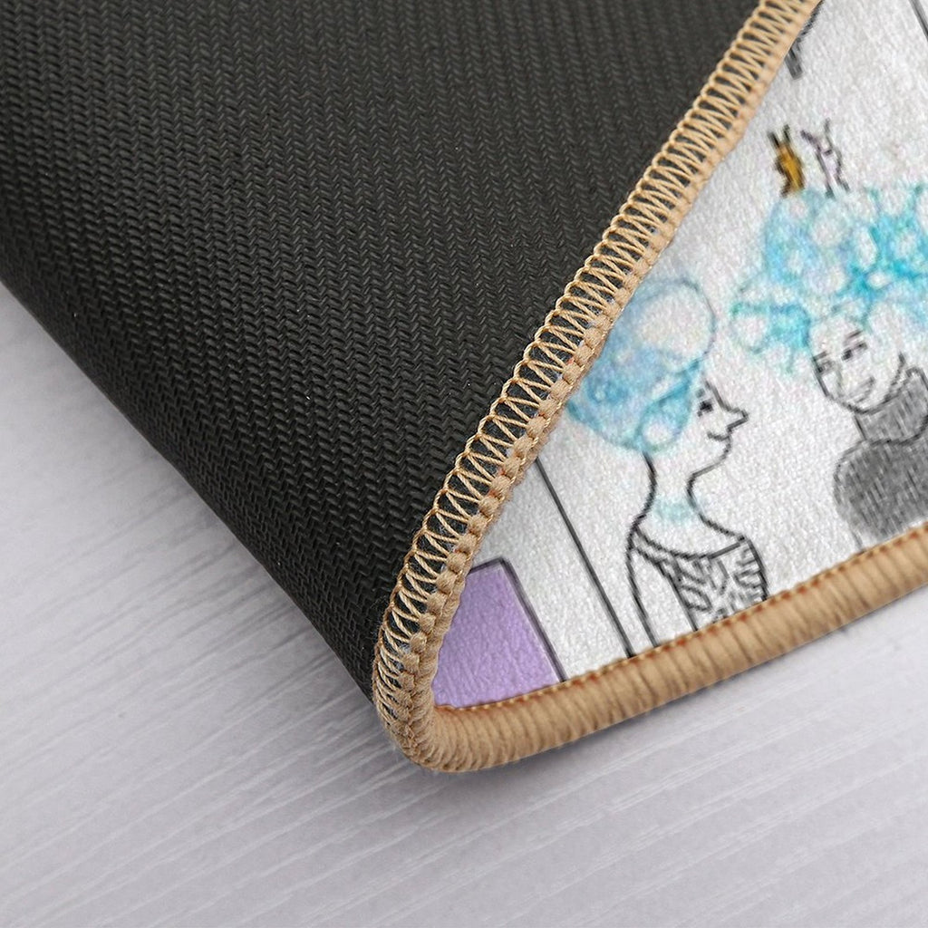 Bubble Bath And Duck  Multi-Purpose Bath Mat