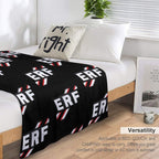 ERF Vintage Lorry Logo Easy Care Throw Blanket