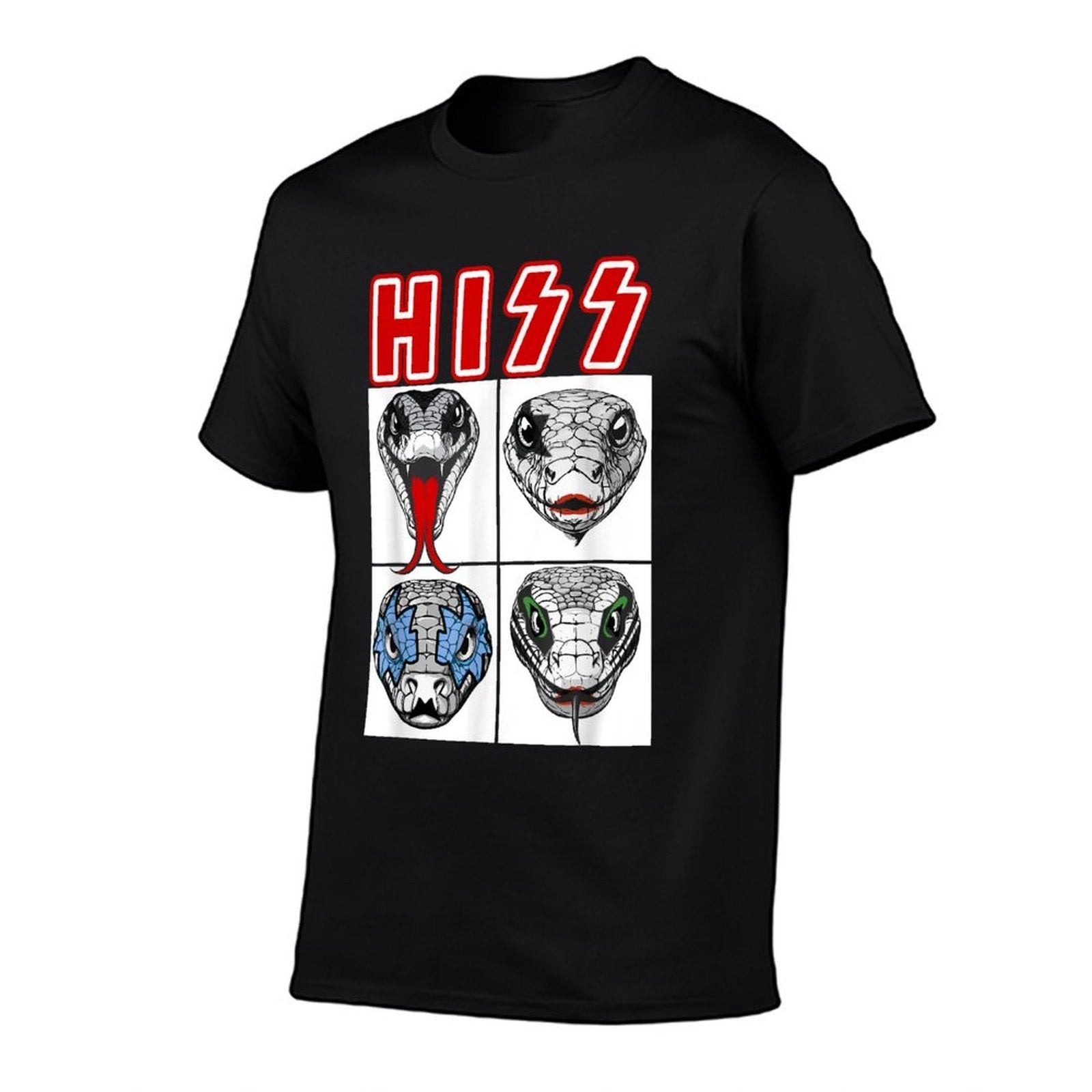 Cool Retro Snakes Hiss Men Kids Women Funny Snake  Versatile T-Shirt