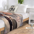 Jamie And Claire FraserOutlander Wedding Eco-conscious Throw Blanket