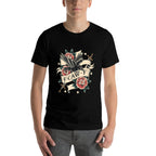 Black Crow Tshirt F Caw F Funny Black Bird Moon Gothic Humor  Lightweight T-Shirt