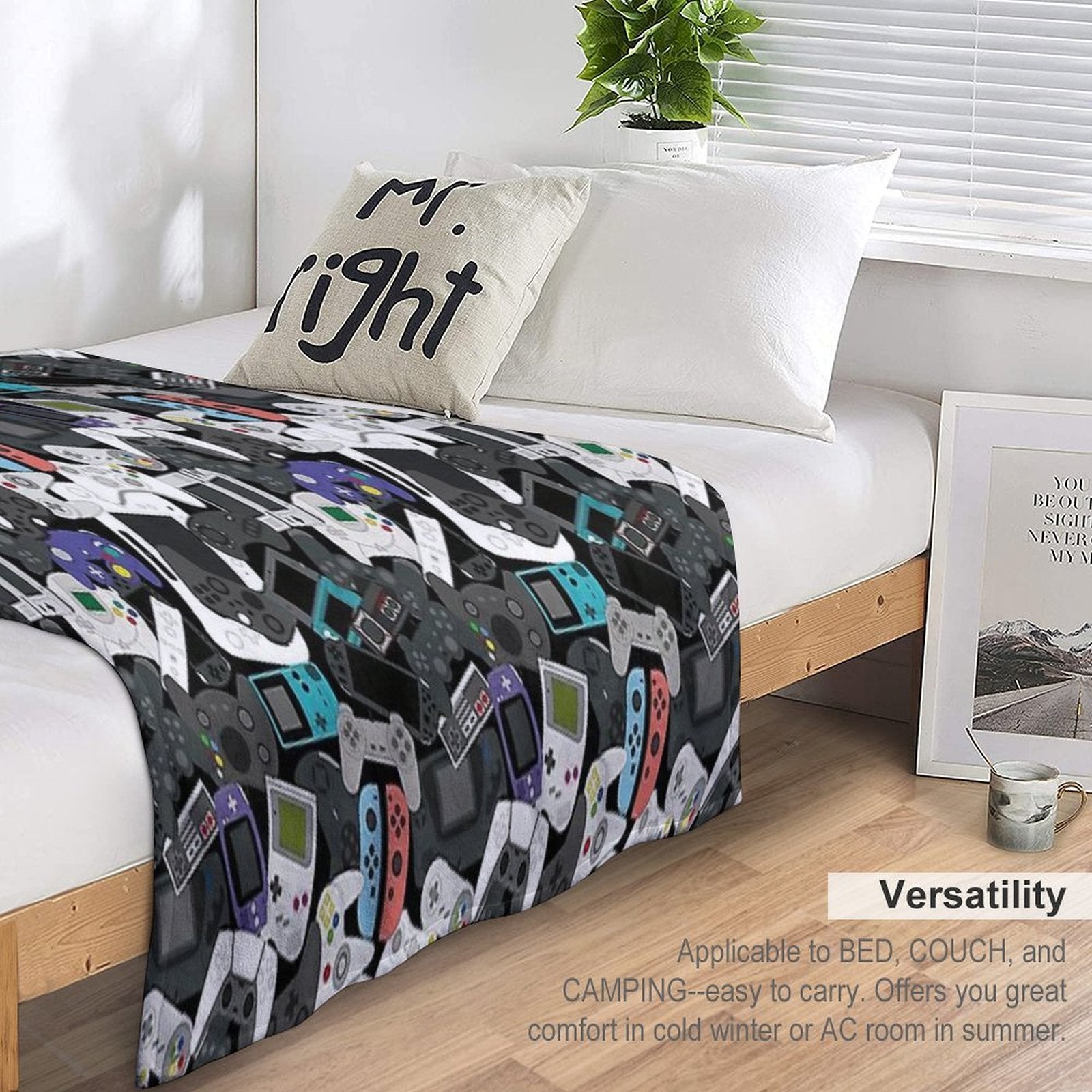 GAMER CONTROLLER ALL Multi-functional Throw Blanket