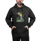 Fishing Graphic Large Mouth Bass Fish Customizable Surface Hoodie