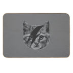 Ziggy Stardust Cat  Easy To Clean Bath Mat